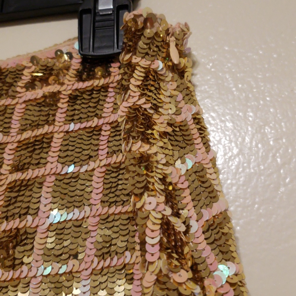 MODA INTERNATIONAL sequin miniskirt - Picture 2 of 7